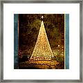 Christmas Tree In The City Framed Print