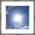 Circle Bow Framed Print