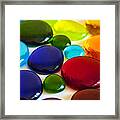 Circles Of Color Framed Print