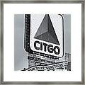 Citgo Sign In Kenmore Square V Framed Print