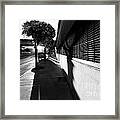 City And Shadow Framed Print