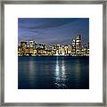 City At The Waterfront, Chicago, Cook Framed Print