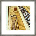 City Hall Stairway Framed Print