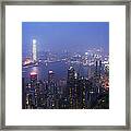 City Of Haze Framed Print