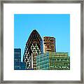 City Of London Financial Buildings Framed Print