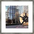 City Reflections - Charlotte Nc Framed Print