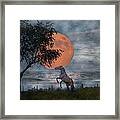 Claiming The Moon Framed Print