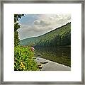 Clarion River Bank Framed Print