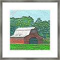 Classic Red Barn Framed Print