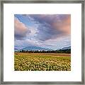 Clearing Storm Over The Plains Framed Print