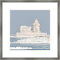 Cleveland Harbor West Pierhead Light Ii Framed Print