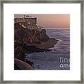 Cliff House Sunset Framed Print