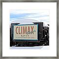 Climax Colorado Framed Print