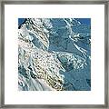 Climber Enjoying View Of Mt Cook Framed Print