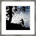 Climbing In The Sky Framed Print