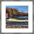 Clinton Red Mill House Panoramic Framed Print