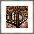 Cloisters At Lacock Abbey Framed Print