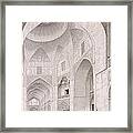 Cloth Market In Isfahan Framed Print