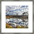 Cloud Reflections In Beaver Pond Canaan Valley Framed Print