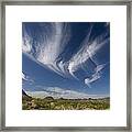 Clouds Above Chihuahuan Desert, Big Framed Print