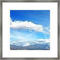 Clouds On A String Framed Print