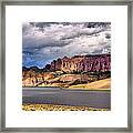 Clouds Over The Dillon Pinnacles Framed Print