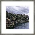 Clouds Over The Quarry Framed Print