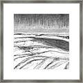 Cloudscape Black And White Framed Print