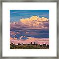 Cloudy Sunset Framed Print