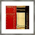 Coach - Train Framed Print
