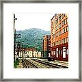 Coal Town Highway Framed Print