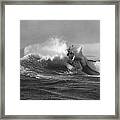 Coast Guard Surf Rescue Boat Framed Print