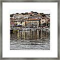 Coastal Town - South Of France Framed Print