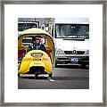 Coco Taxi Framed Print