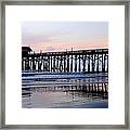 Cocoa Beach Pier In Early Morning Framed Print
