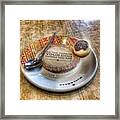 #coffee #biscuit #saucer #plate #spoon Framed Print