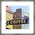 Coffee Shop Framed Print