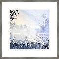Cold And Frosty Mooring Framed Print