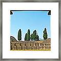 Coliseum At Pompeii Framed Print