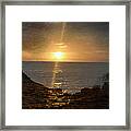 Colliding Sunset Framed Print