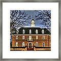 Colonial Williamsburg Capitol Building Framed Print