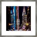 Color Of Manhattan Framed Print