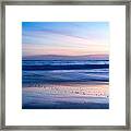 Color Of Sea And Sky Framed Print