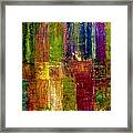 Color Panel Abstract Framed Print