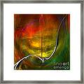 Color Symphony With Red Flow 4 Framed Print