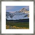Colorado 14er Wilson Peak Framed Print