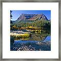 Trapper's Lake Sunrise Framed Print