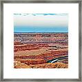 Colorado River Sunset 1 - Dead Horse Point State Park - Utah Framed Print