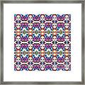 Colorful Abstract Pattern Framed Print
