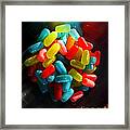 Colorful Candies Framed Print